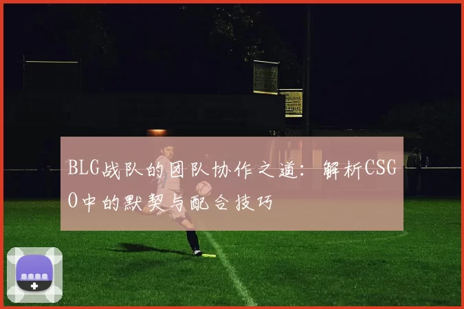 BLG战队的团队协作之道：解析CSGO中的默契与配合技巧